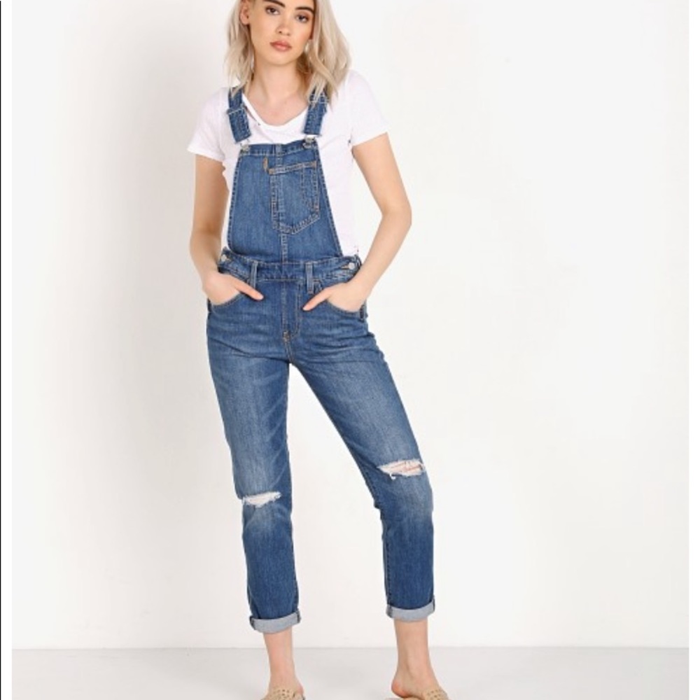 Levi’s fitted overall so over it